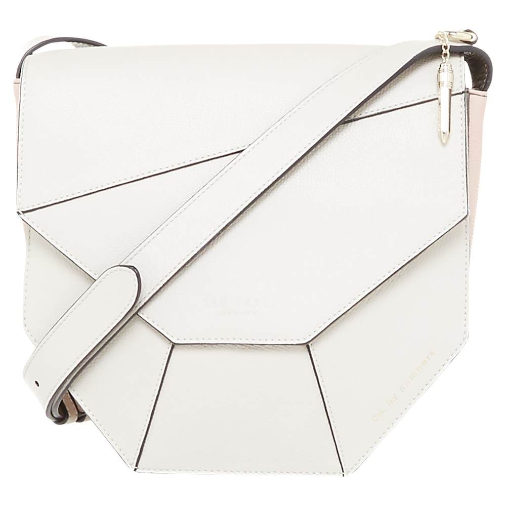 Ted Baker Colour By Numbers Limetta Leather Cross Body BagCream Ted Baker Handbags