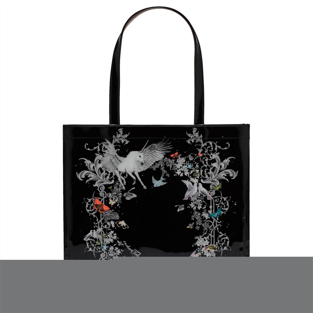 Ted Baker Enchanted Dream Magical Large Icon Shopper Bag Black Ted Baker Handbags Ted Baker Enchanted Dream Magical Large Icon Shopper Bag Black Ted Baker Handbags