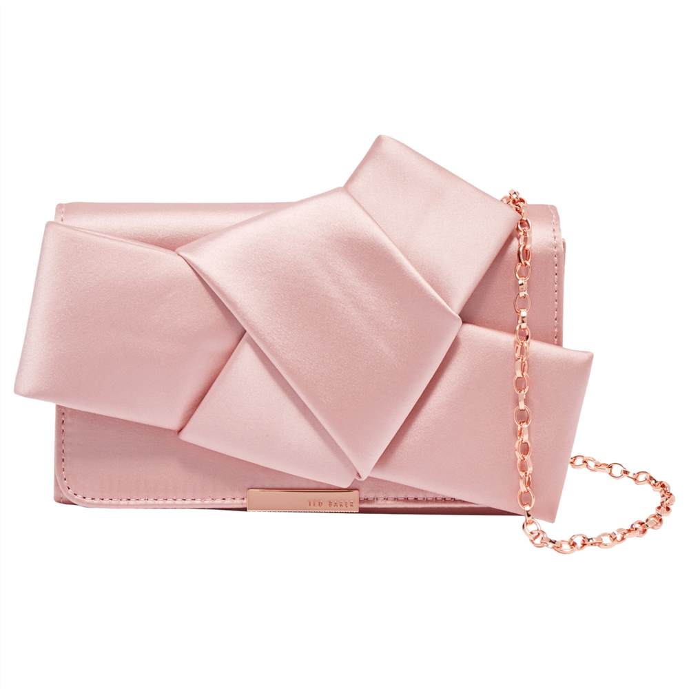 Ted Baker FeFee Knot Bow Evening BagLight Pink Ted Baker Handbags