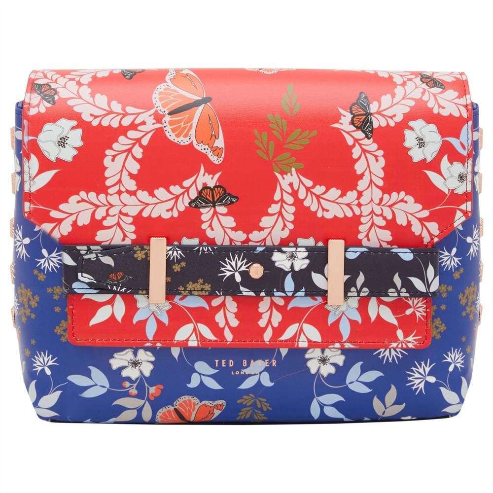 Ted Baker Gilda Kyoto Gardens Studded Cross Body Bag Bright Blue Ted Baker Handbags Ted Baker Gilda Kyoto Gardens Studded Cross Body Bag Bright Blue Ted Baker Handbags