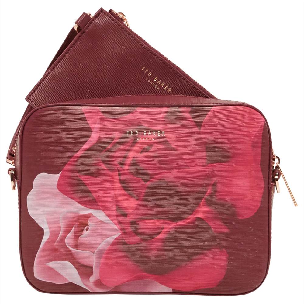 Ted Baker Idalai Porcelain Rose Cross Body Camera Bag Maroon Ted Baker Handbags Ted Baker Idalai Porcelain Rose Cross Body Camera Bag Maroon Ted Baker Handbags