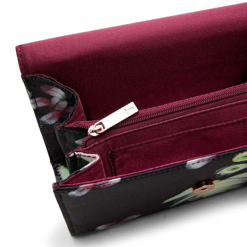 whistles bibi bag : ted baker small grey bagTed Baker Jajaa Kensington Floral Clutch Bag Black Ted Baker Handbags