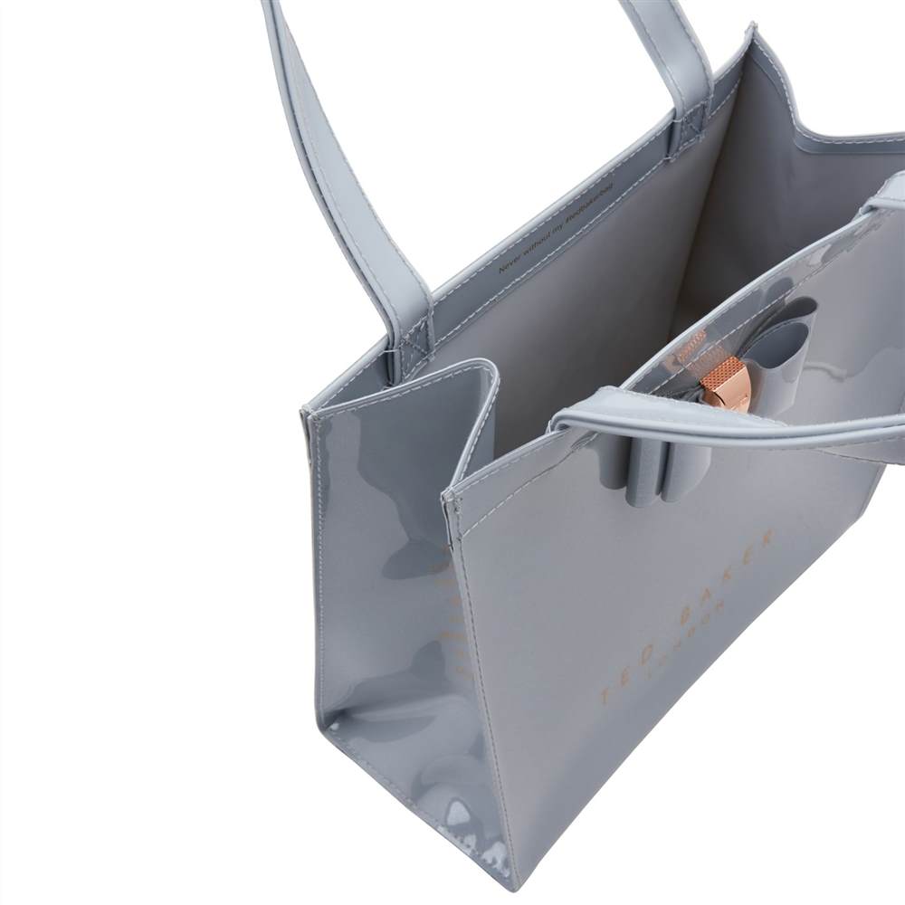 ted baker nhs discount : leighton mulberry bagTed Baker Jenacon Bow Small Icon Shopper BagLight Grey Ted Baker Handbags