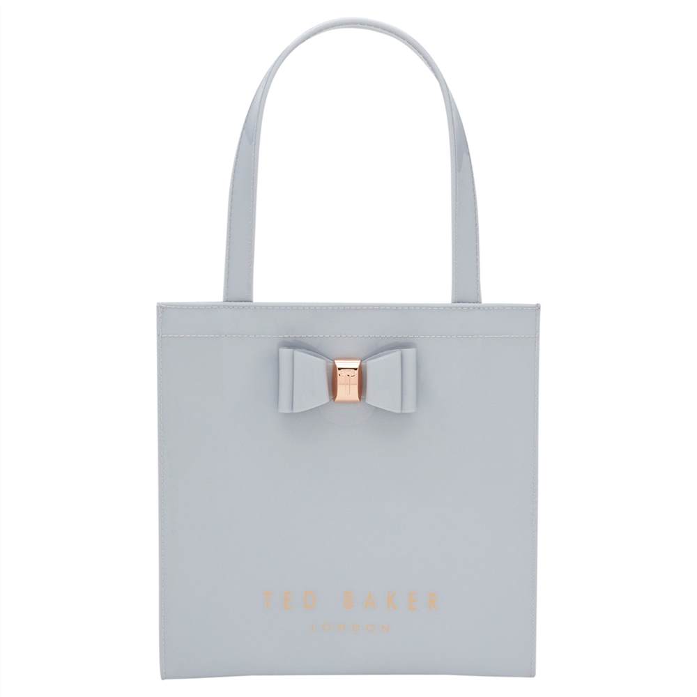 Ted Baker Jenacon Bow Small Icon Shopper BagLight Grey Ted Baker Handbags