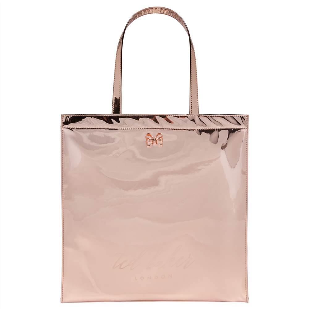 Ted Baker Jencon Mirrored Large Icon Shopper BagRose Gold Ted Baker Handbags