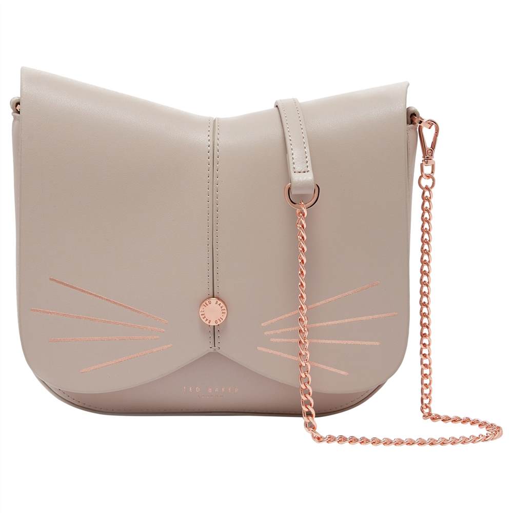 Ted Baker Kitti Cat Leather Across Body Bag Taupe Ted Baker Handbags Ted Baker Kitti Cat Leather Across Body Bag Taupe Ted Baker Handbags