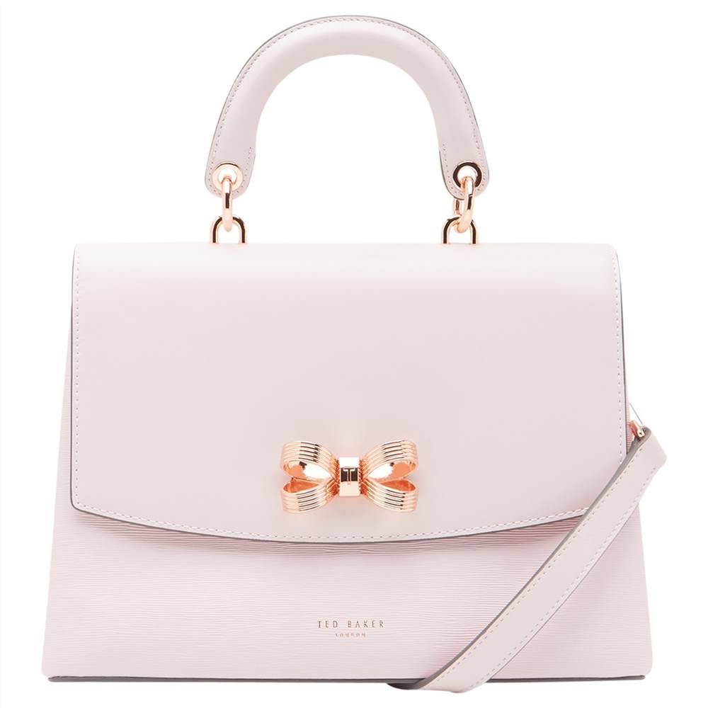 Ted Baker Lauree Bow Leather Cross Body Bag Dusky Pink Ted Baker Handbags Ted Baker Lauree Bow Leather Cross Body Bag Dusky Pink Ted Baker Handbags
