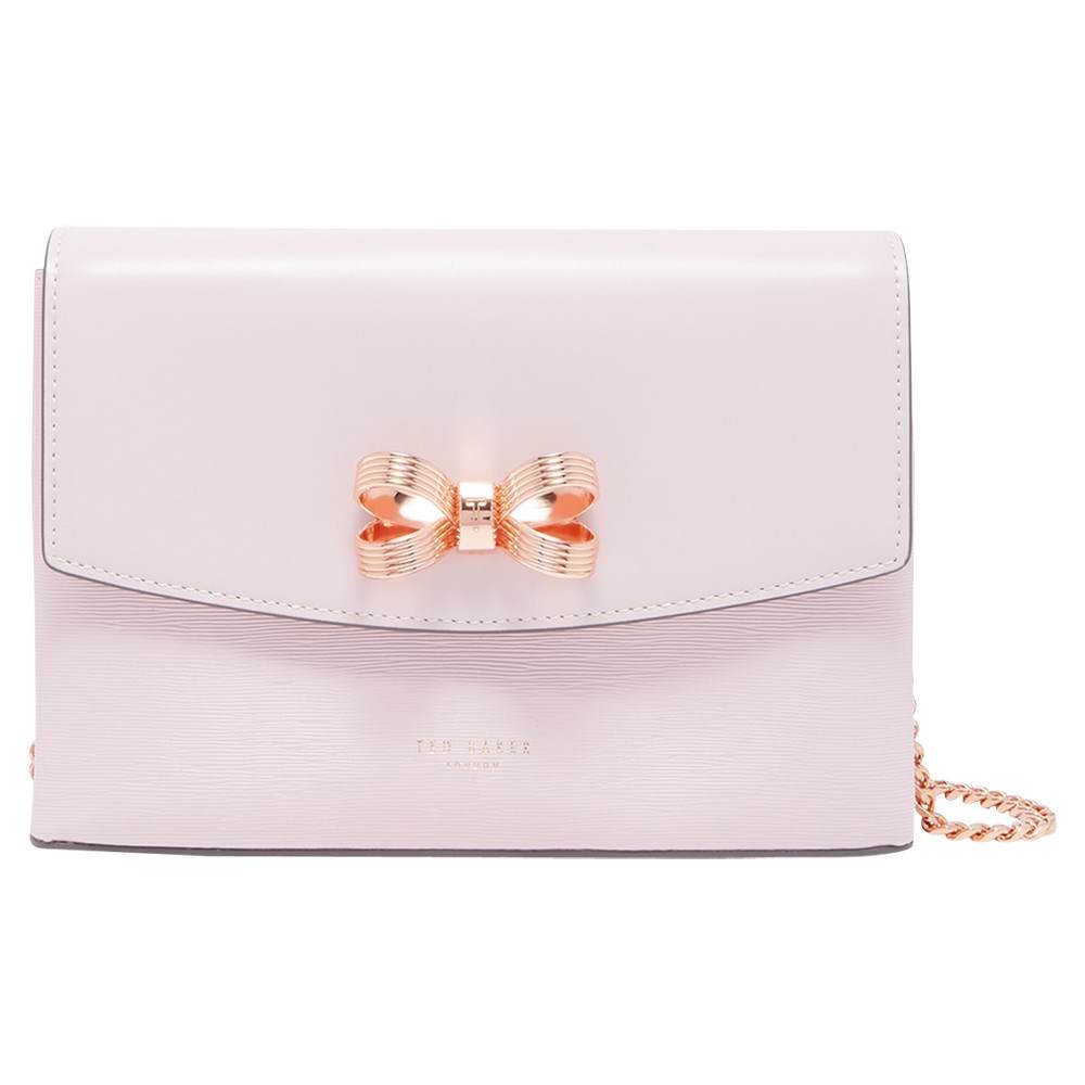Ted Baker Leiza Leather Small Cross Body Bag Dusky Pink Ted Baker Handbags