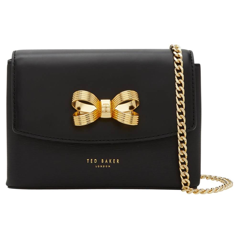 Ted Baker Leorr Bow Leather Mini Cross Body BagBlack Ted Baker Handbags Ted Baker Leorr Bow Leather Mini Cross Body BagBlack Ted Baker Handbags