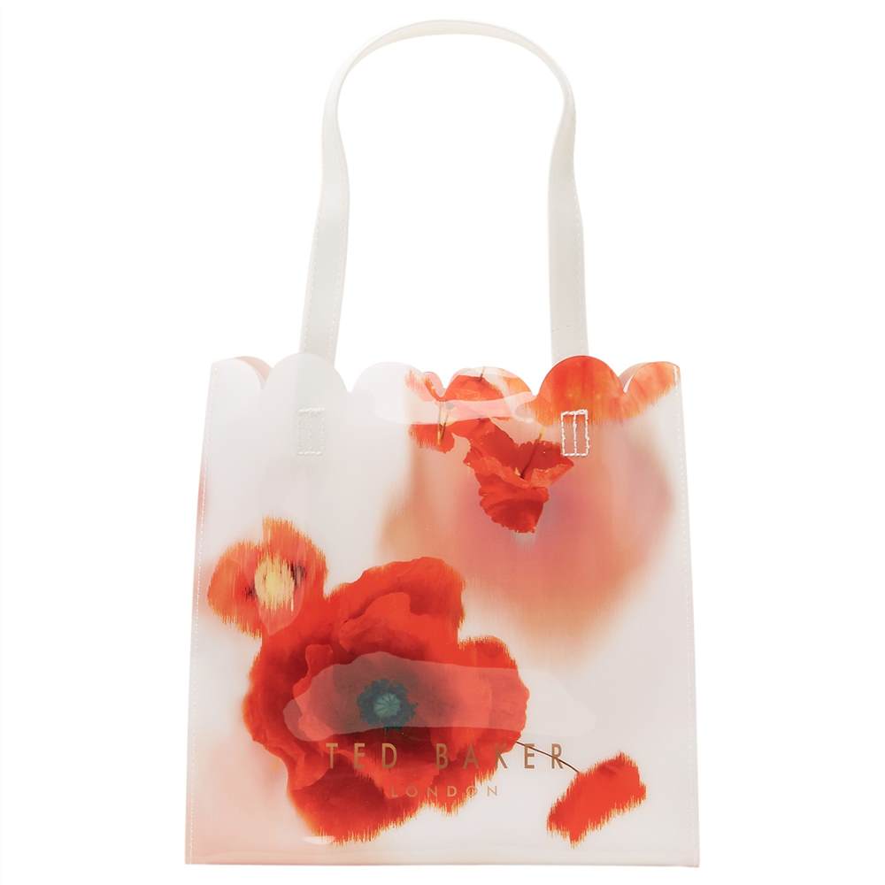 Ted Baker Melacon Playful Poppy Small Icon Shopper Bag Mid Red Ted Baker Handbags