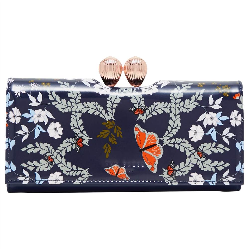 Ted Baker Milissa Kyoto Garden Leather Matinee Purse Mid Blue Ted Baker Purses Ted Baker Milissa Kyoto Garden Leather Matinee Purse Mid Blue Ted Baker Purses