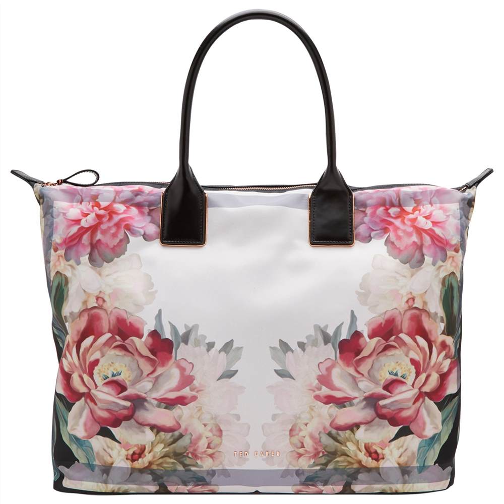 Ted Baker Nessie Painted Posie Large Tote Bag Baby Pink Ted Baker Handbags Ted Baker Nessie Painted Posie Large Tote Bag Baby Pink Ted Baker Handbags