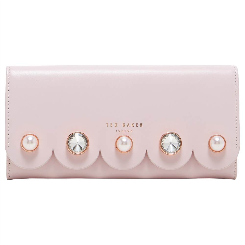 Ted Baker Orica Scalloped Leather Matinee Purse Dusky Pink Ted Baker Purses Ted Baker Orica Scalloped Leather Matinee Purse Dusky Pink Ted Baker Purses