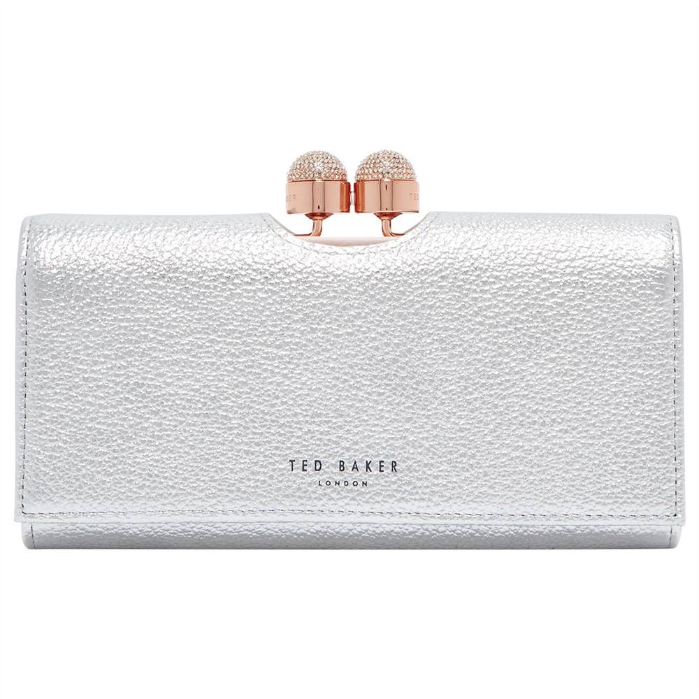 Ted Baker Pamelia Leather Bobble Matinee PurseSilver Ted Baker Purses