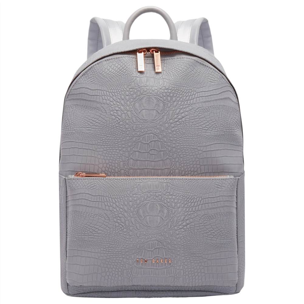 Ted Baker Rahri Reflect Croc Effect Backpack Light Grey Ted Baker Handbags Ted Baker Rahri Reflect Croc Effect Backpack Light Grey Ted Baker Handbags