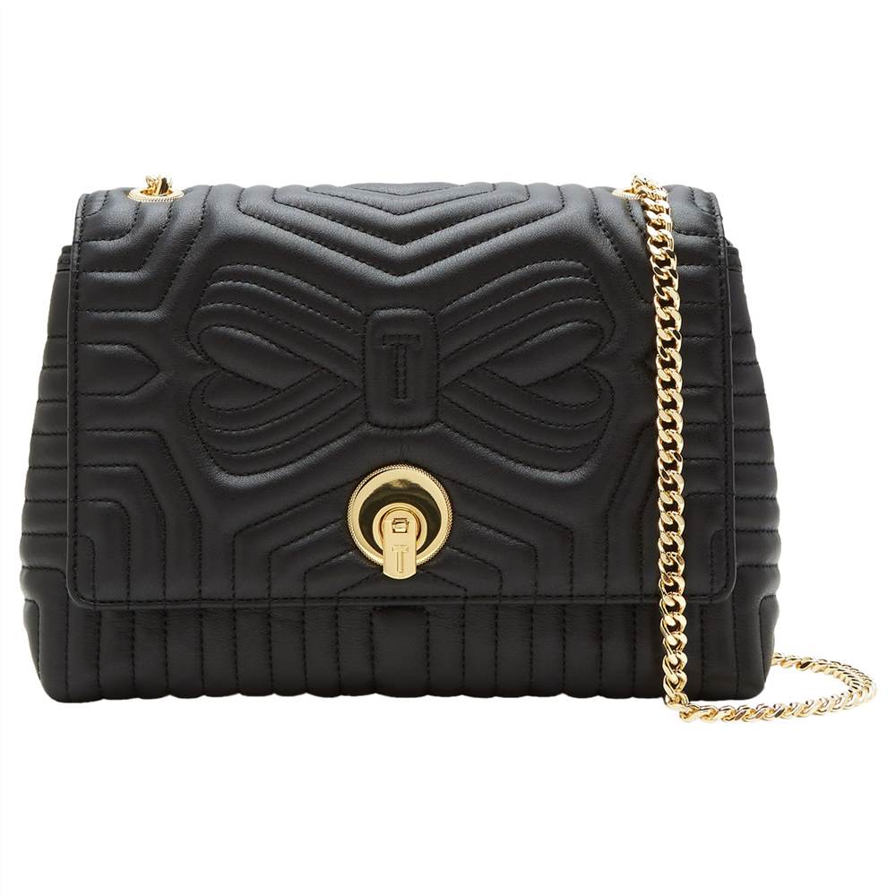 Ted Baker Rileihh Leather Quilt Circle Cross Body Bag Black Ted Baker Handbags Ted Baker Rileihh Leather Quilt Circle Cross Body Bag Black Ted Baker Handbags