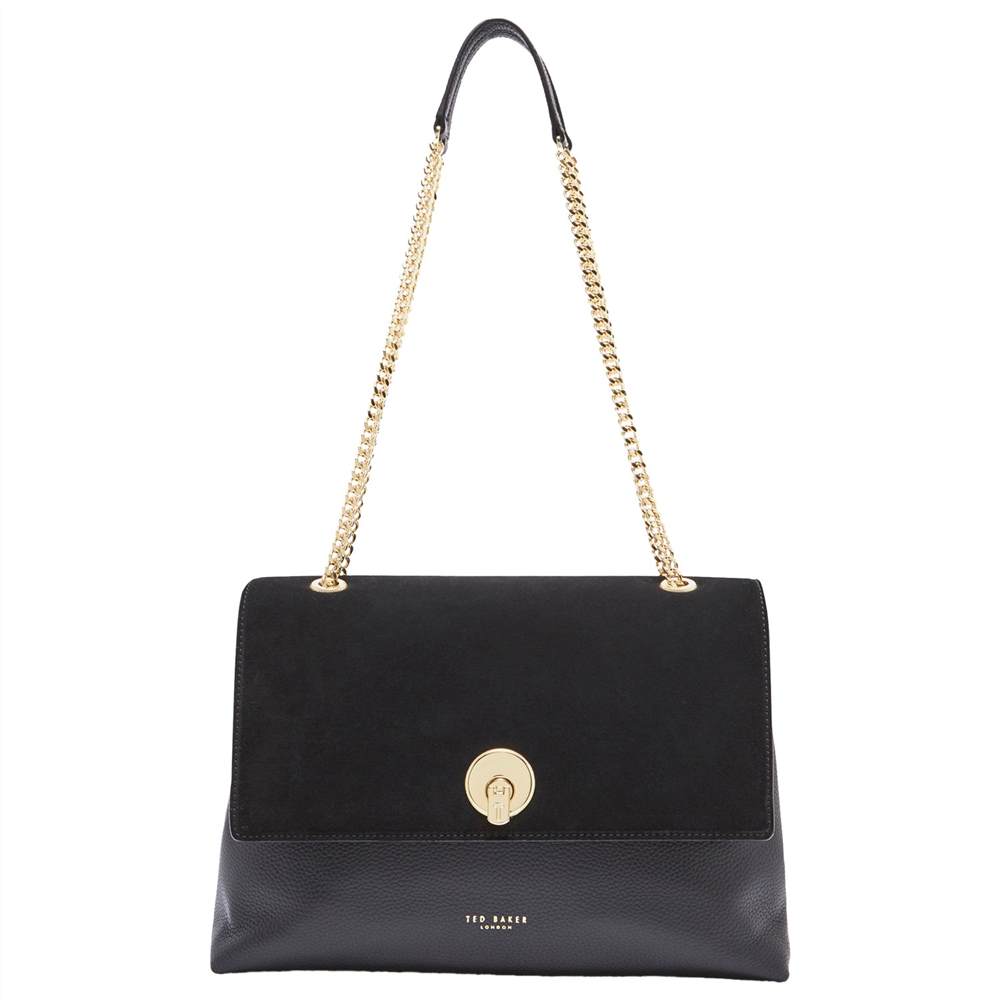 Ted Baker Sophina Suede Circle Shoulder BagBlack Ted Baker Handbags