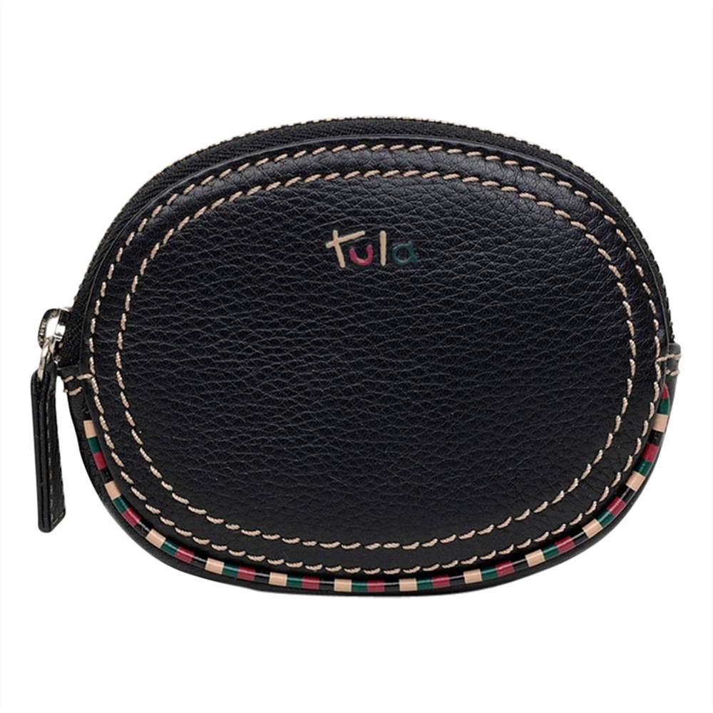 Tula Mallory Leather Small Zip Coin Purse Black Tula Purses Tula Mallory Leather Small Zip Coin Purse Black Tula Purses