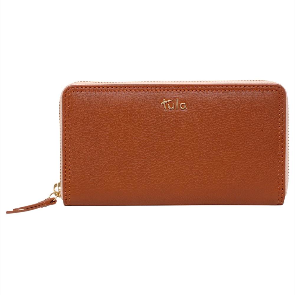 Tula Nappa Originals Leather Large Zip Around PurseTan Tula Purses Tula Nappa Originals Leather Large Zip Around PurseTan Tula Purses