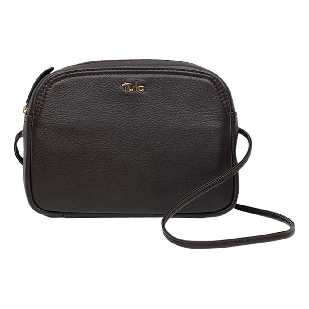 Tula Nappa Originals Small Zip Cross Body BagChocolate Tula Handbags Tula Nappa Originals Small Zip Cross Body BagChocolate Tula Handbags