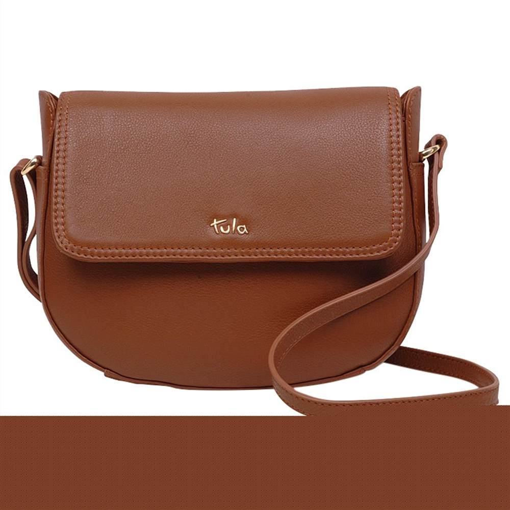 Tula Originals Leather Medium Curved Cross Body BagTan Tula Handbags Tula Originals Leather Medium Curved Cross Body BagTan Tula Handbags
