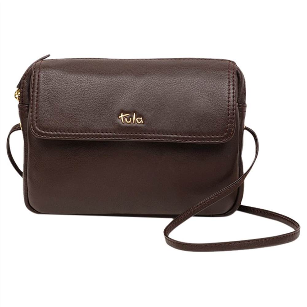 Tula Originals Leather Small Cross Body BagChocolate Tula Handbags Tula Originals Leather Small Cross Body BagChocolate Tula Handbags