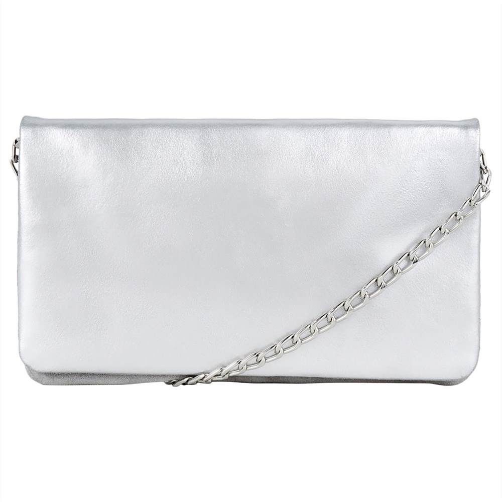 Warehouse Leather Chain Cross Body Bag Silver Warehouse Handbags Warehouse Leather Chain Cross Body Bag Silver Warehouse Handbags