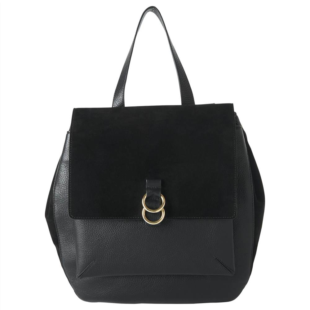 Whistles Bowery Ring Backpack Black Whistles Handbags Whistles Bowery Ring Backpack Black Whistles Handbags