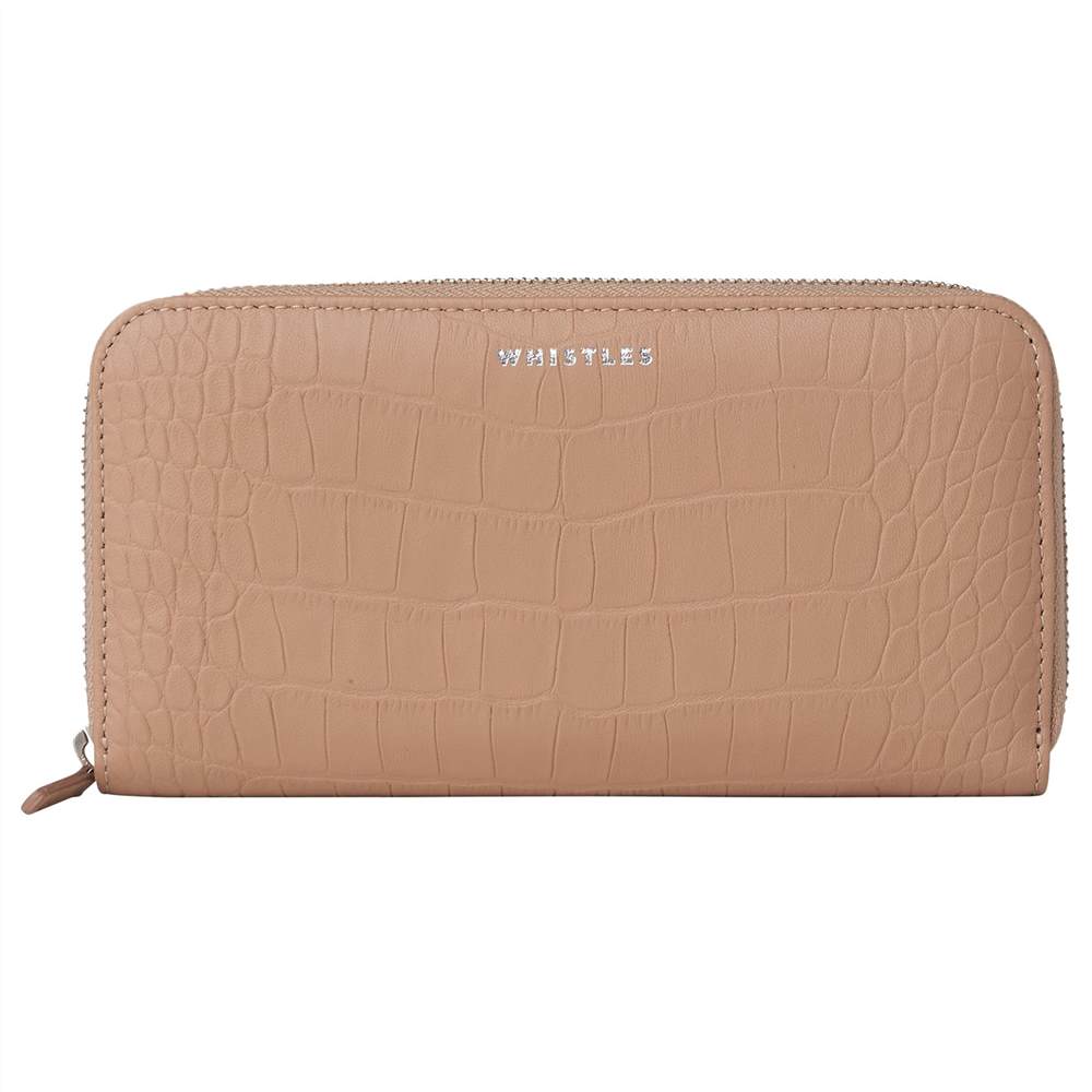 Whistles Croc Leather Purse Nude Whistles Purses Whistles Croc Leather Purse Nude Whistles Purses