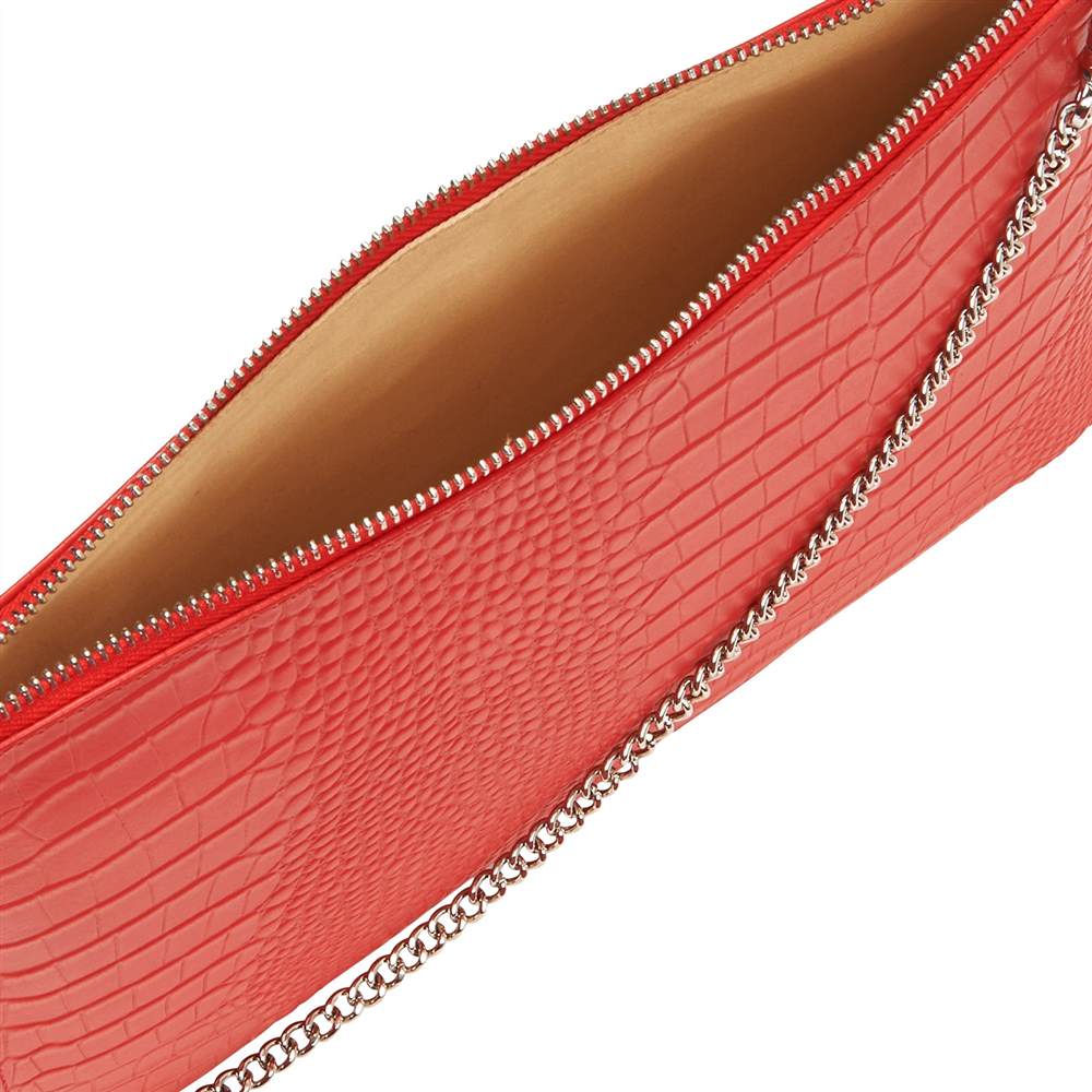 ted baker flip flops : red mulberry bag saleWhistles Rivington Croc Textured Leather Clutch Bag Red Whistles Handbags