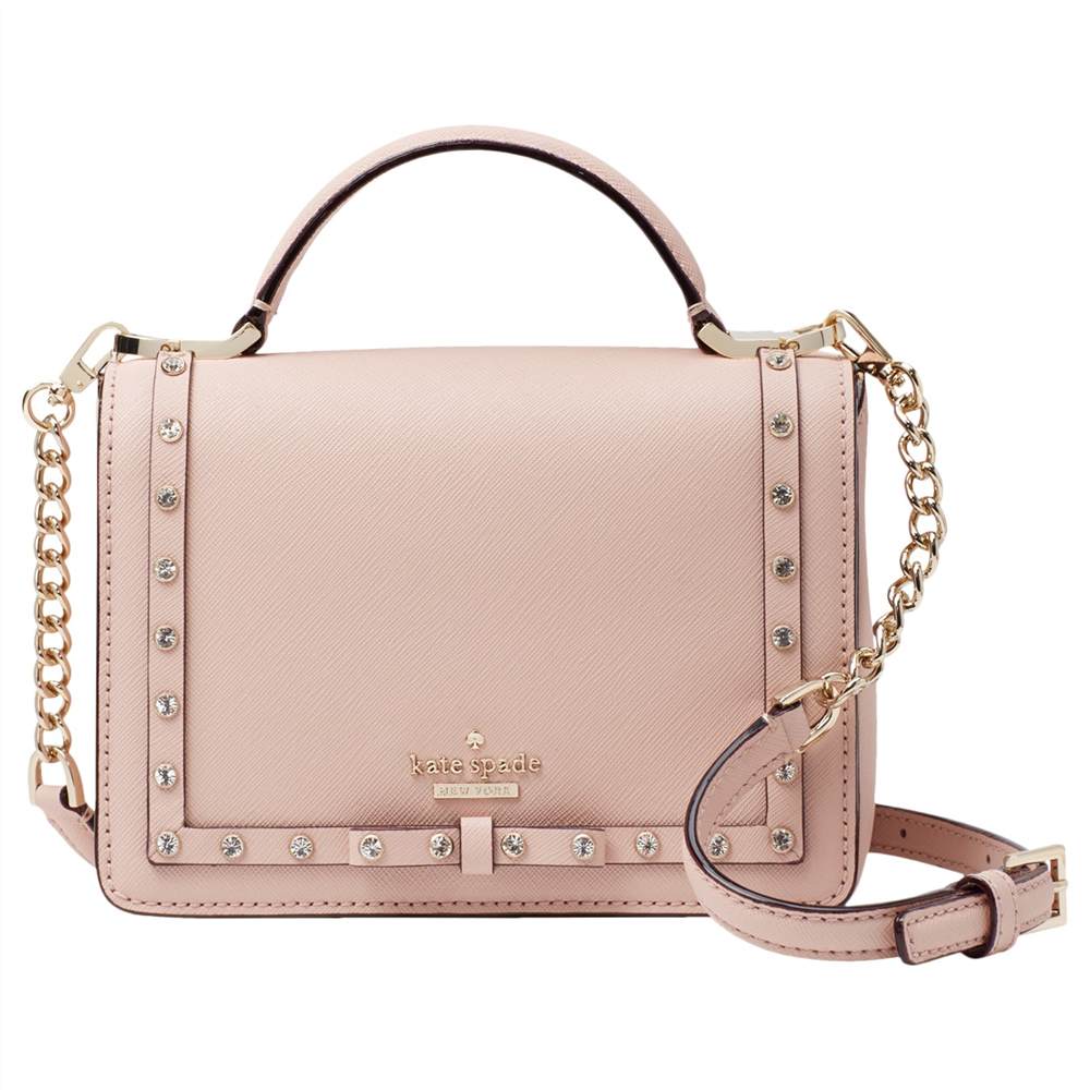 kate spade new york Cameron Street Hope Jewelled Cross Body Bag Warm Vellum kate spade new york Handbags