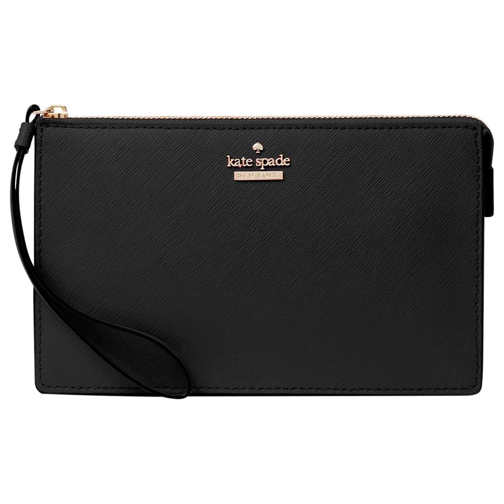 kate spade new york Cameron Street Leila Leather Wristlet Purse Black kate spade new york Purses