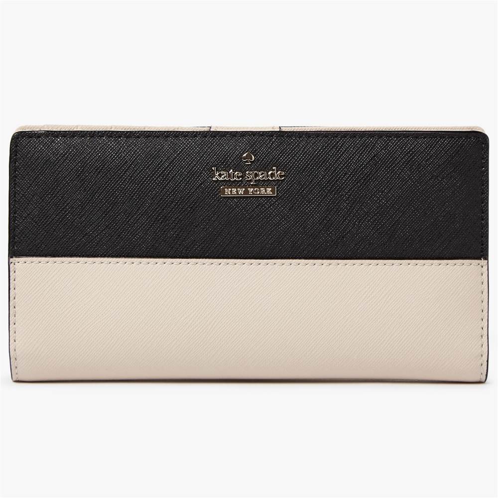 kate spade new york Cameron Street Stacy Leather Continental PurseTusk/Black kate spade new york Purses