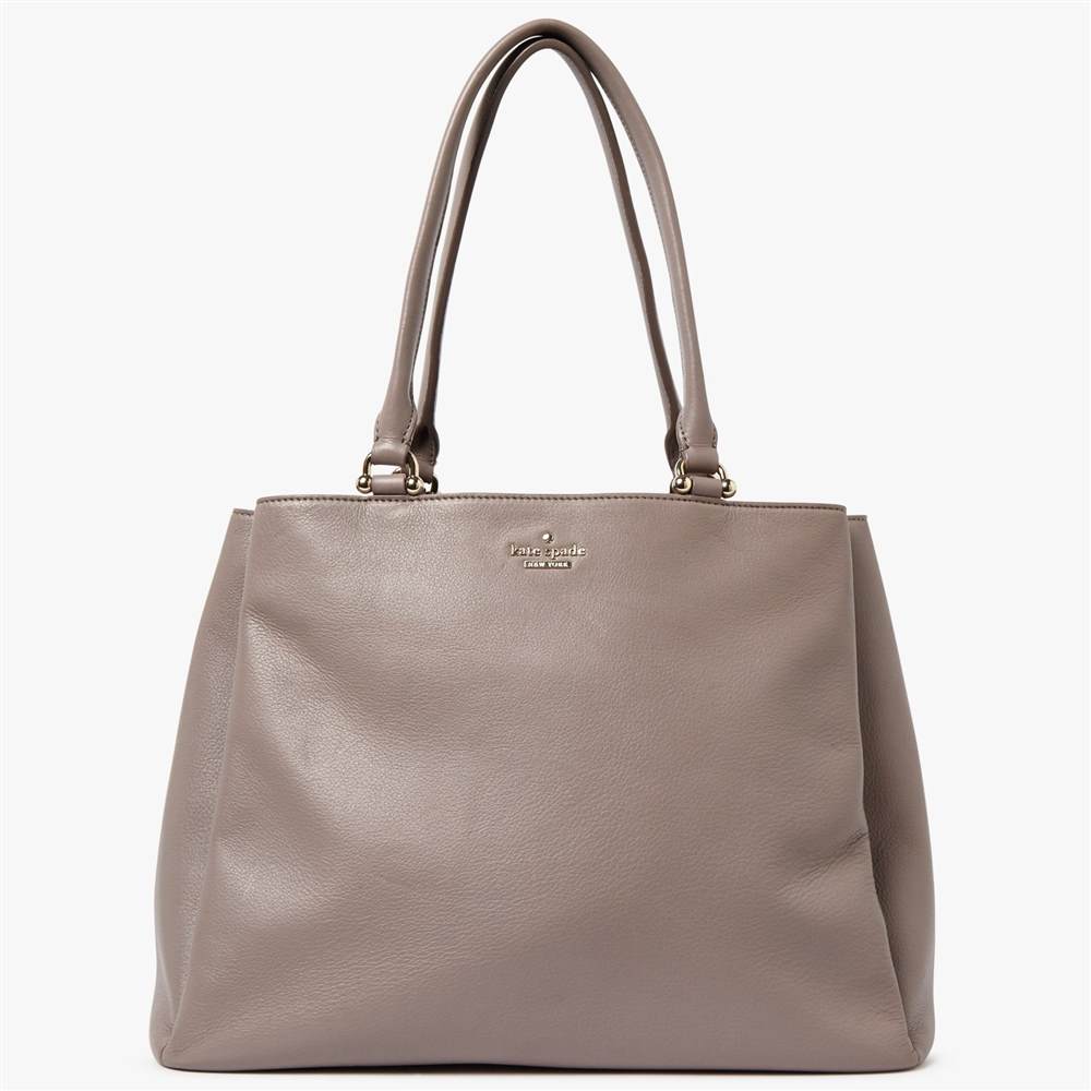 kate spade new york Lombard Street Neve Leather Tote BagGrey kate spade new york Handbags