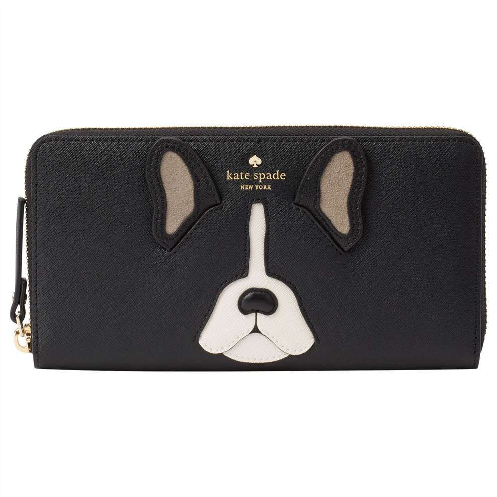 kate spade new york Ma Ch??rie Antoine Applique Lacey Leather Zip Around Purse Multi kate spade new york Purses