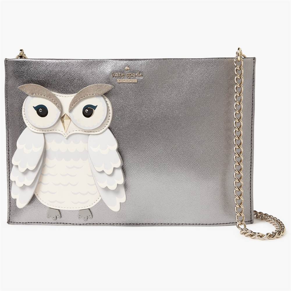 kate spade new york Star Bright Owl Sima Leather Clutch Bag Multi kate spade new york Handbags