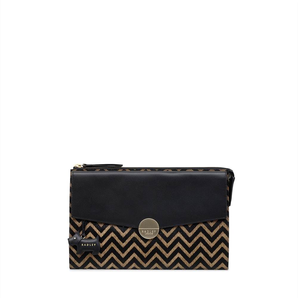 Radley Clutch Bags Bliss Crescent Large Zip-Top Clutch Black