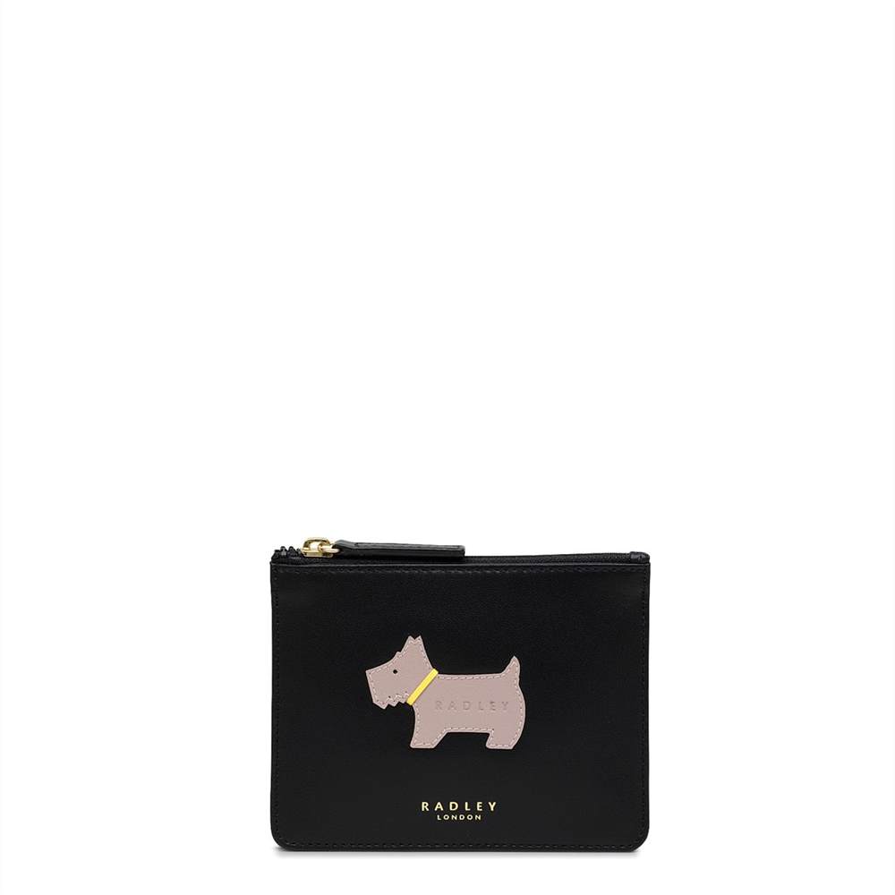 Radley Coin Wallets Dogs Trust Radley Small Zip-Top Coin Purse Black