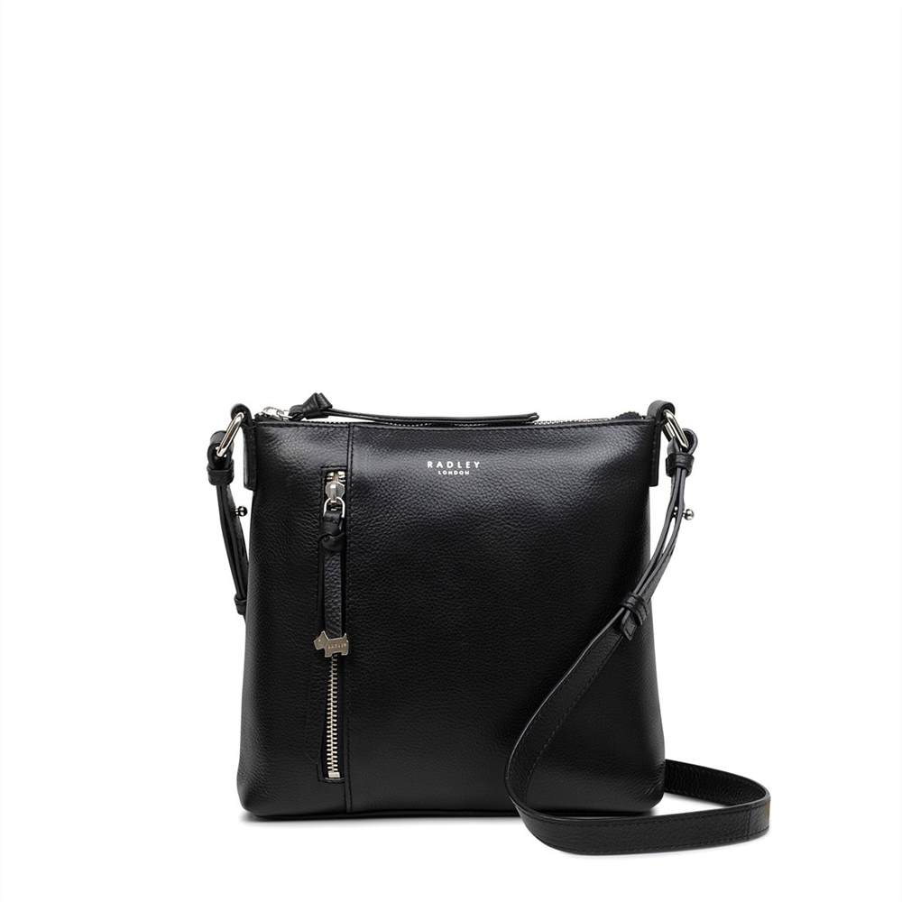 Radley Cross Body Bags Coleman Street Medium Zip-Top Cross Body Bag Black