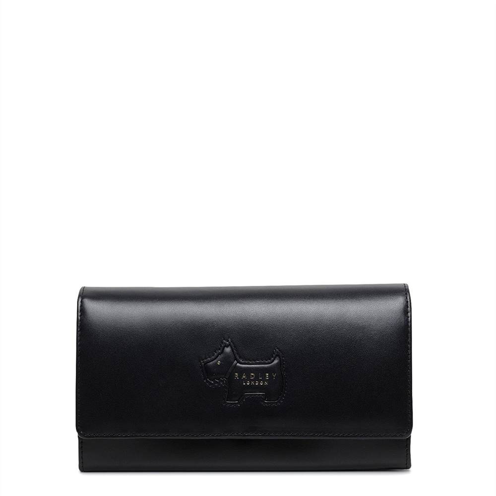 Radley Flap Over Wallets Profile Dog Large Flapover Matinee Black