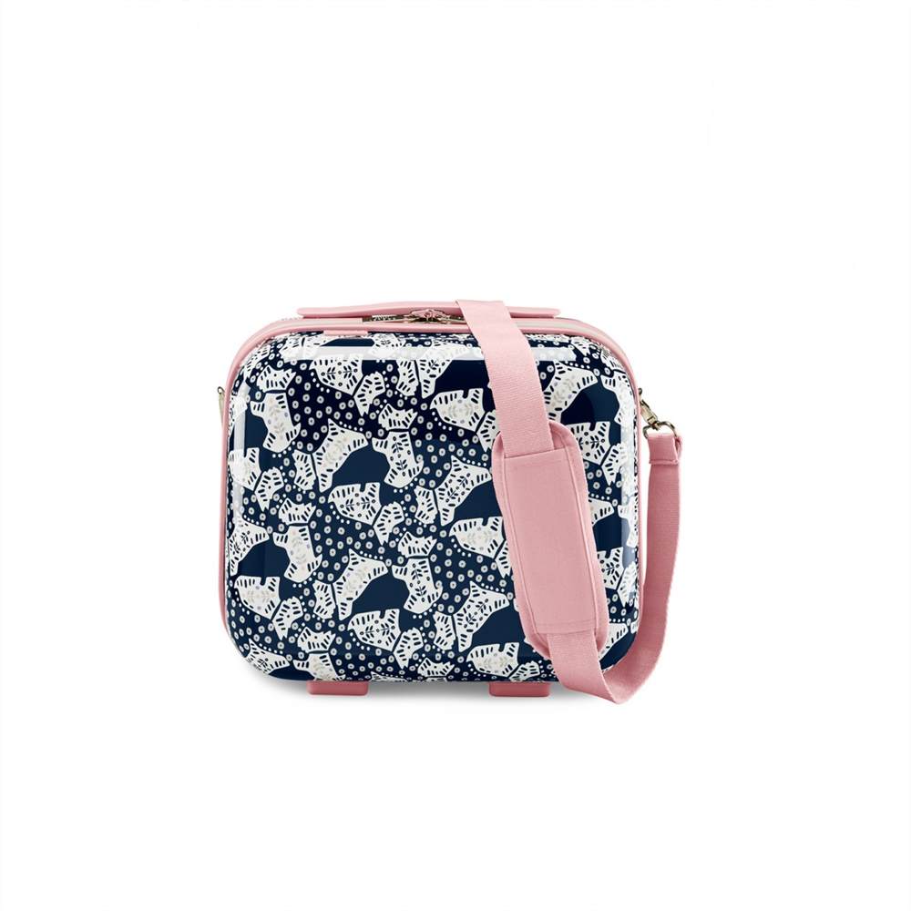 Radley Folk Dog Vanity Case Ink Blue