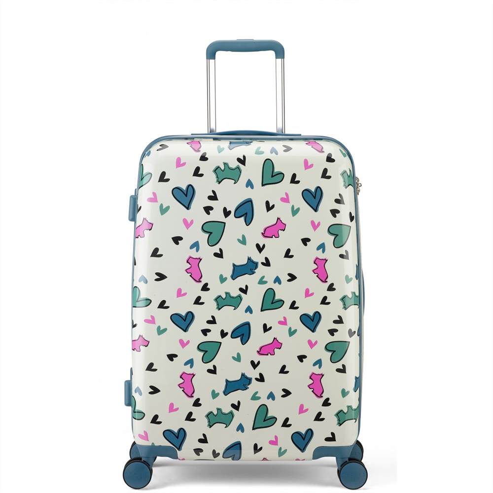 Radley Love Me, Love My Dog Medium Wheel Trolley Case Ivory