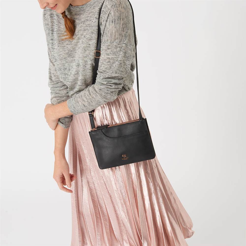 debenhams radley purses | radley whippet bag | Radley Pocket Bags Pockets Small Ziptop Cross Body Bag Black and Rose