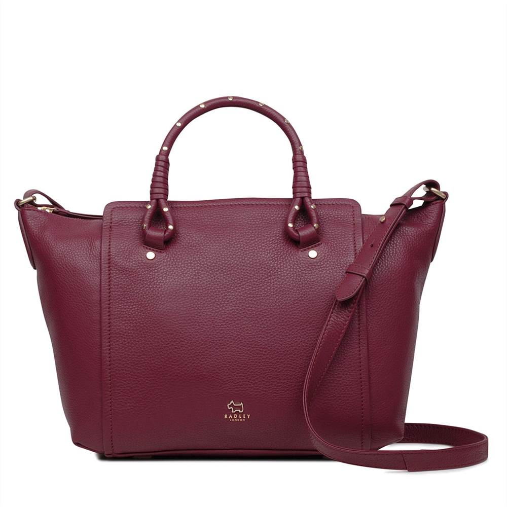 Radley Satchel Bags Darling Row Large Zip-Top Satchel Berry
