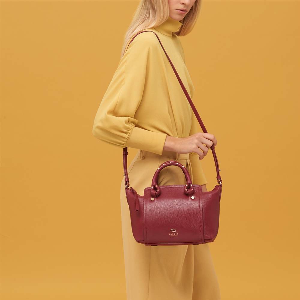 radley clutch bag | radley berry bag | Radley Satchel Bags Darling Row Small Zip-Top Satchel Black