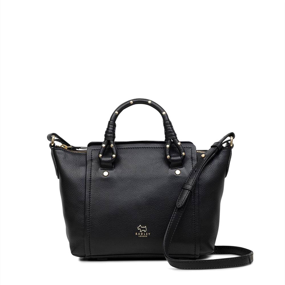 Radley Satchel Bags Darling Row Small Zip-Top Satchel Black
