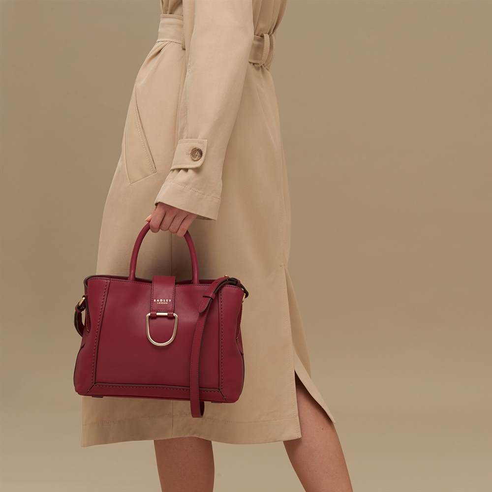 tote radley | radley love lane bag | Radley Satchel Bags Primrose Hill Medium Multi-Compartment Satchel Berry