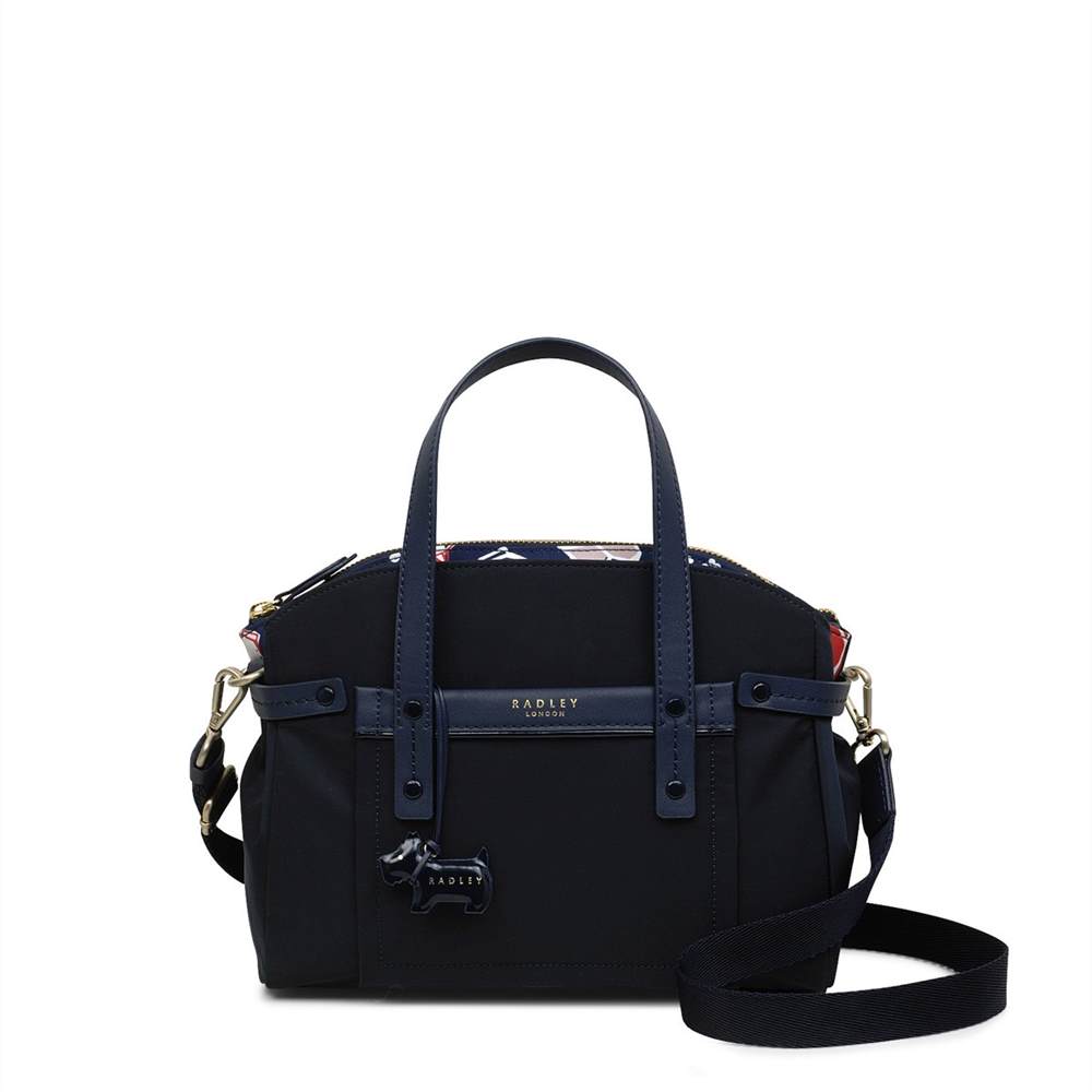 Radley Satchel Bags River Street Medium Multi-Compartment Satchel Ink Blue