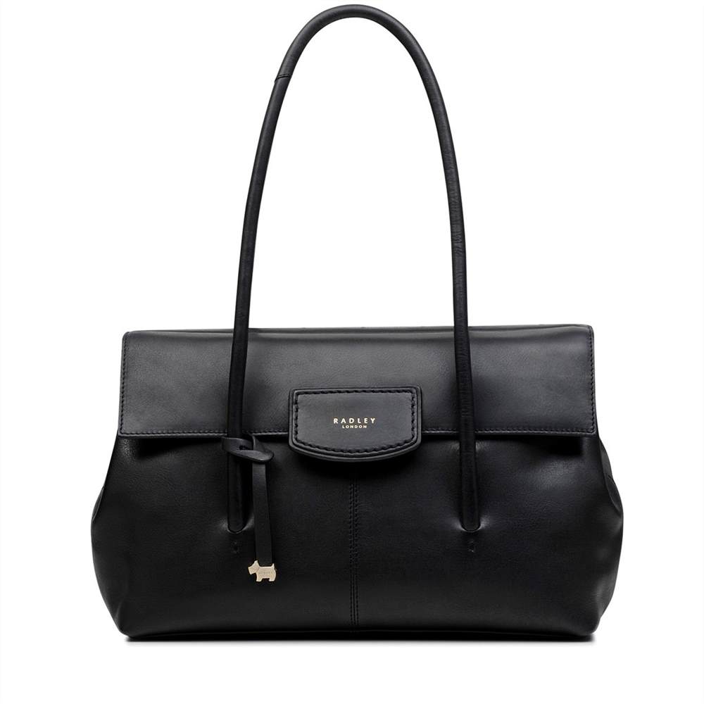 Radley Shoulder Bags Burnham Beeches Large Flapover Shoulder Bag Black