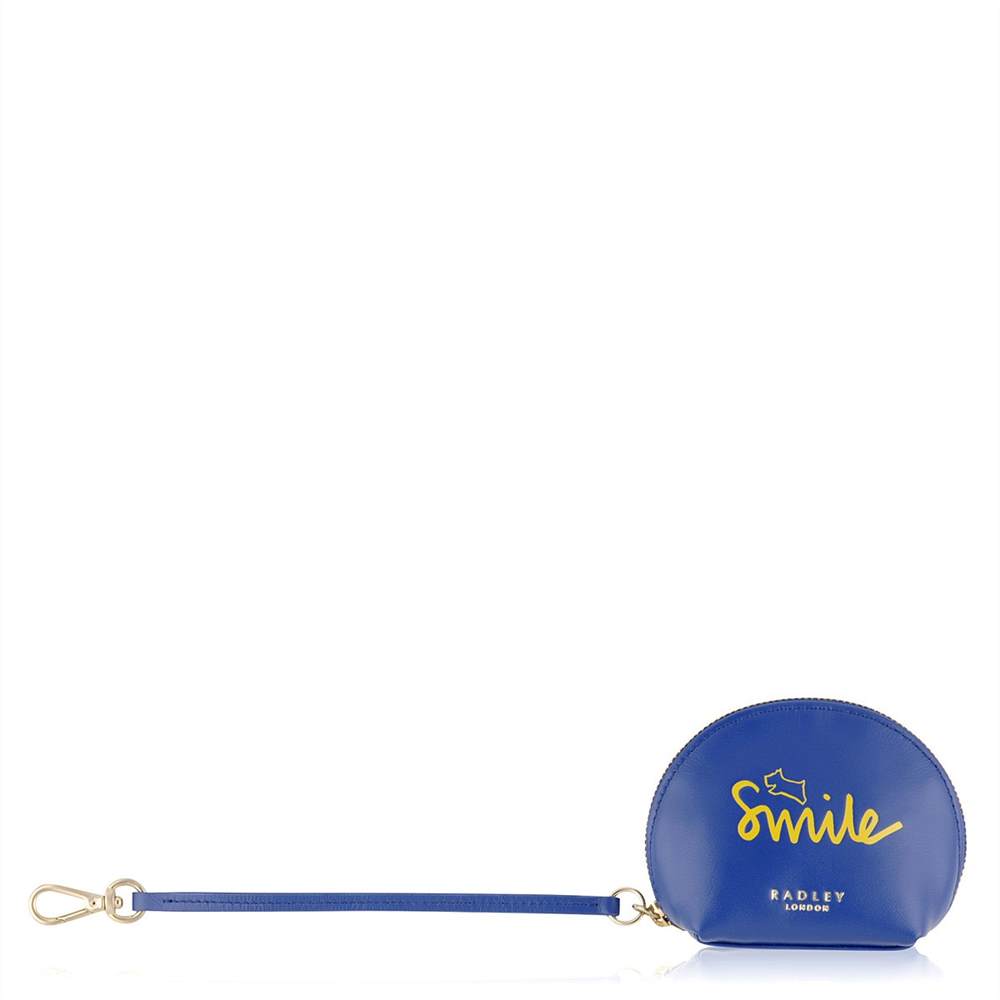 Radley Smile, Love, Happy Bag Charm Royal Blue